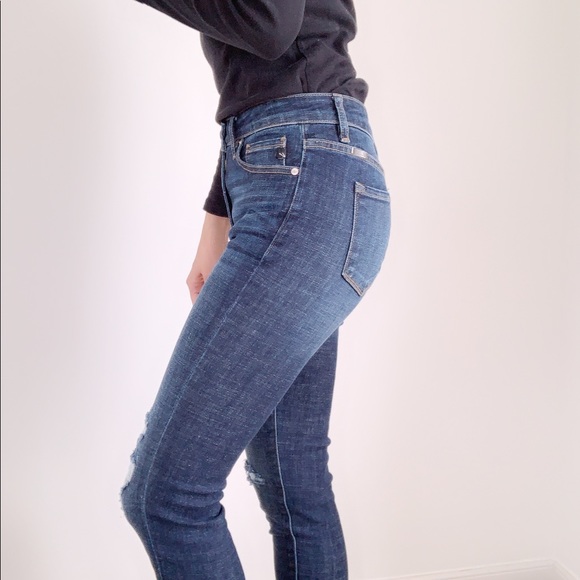 KanCan High Rise Skinny One Fold Jeans - Picture 7 of 7